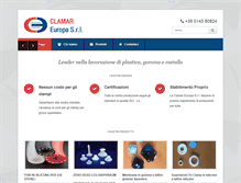 Tablet Screenshot of clamareuropa.com